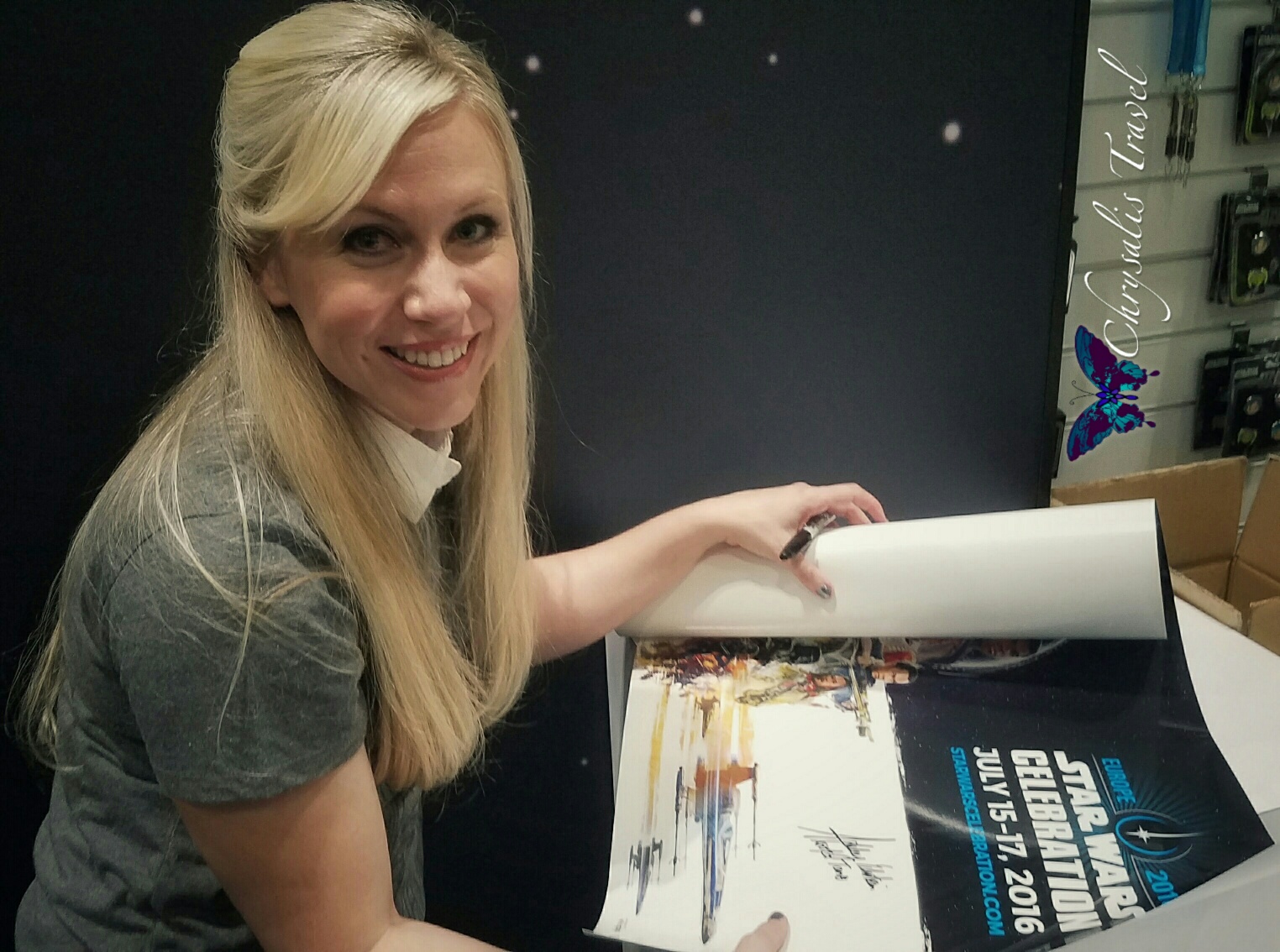 Ashley signing at SW Celebration