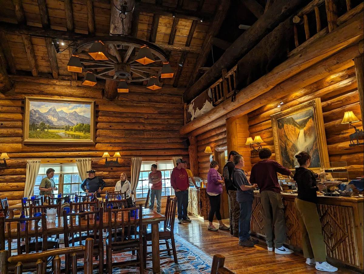 Breakfast Time at the Breakfast Buffet