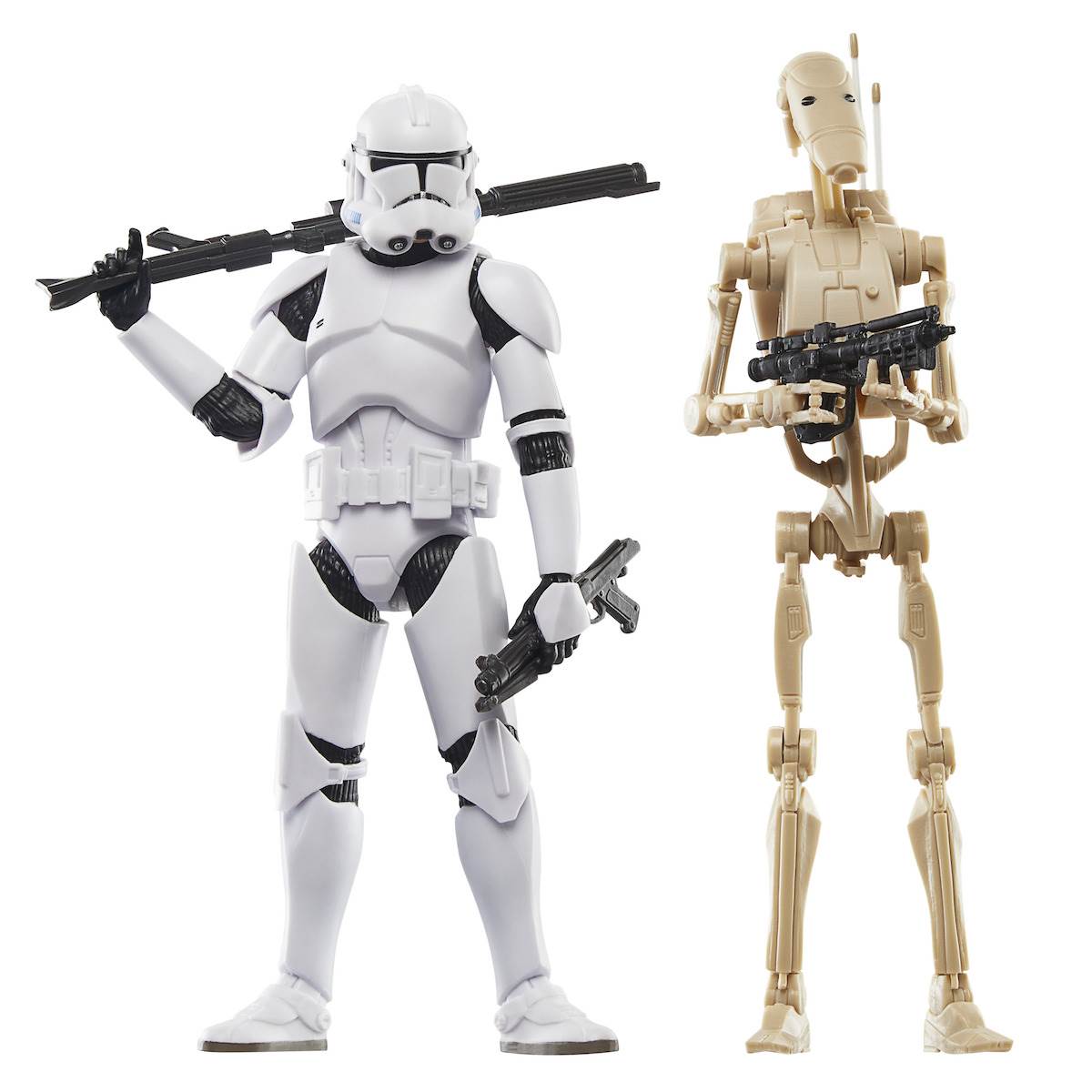 "Clone Wars" Era Clone Trooper & Battle Droid