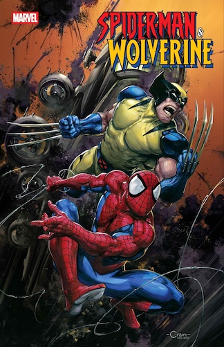 'Spider-Man & Wolverine' #1 variant cover from Clayton Crain
