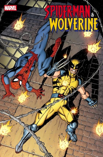 'Spider-Man & Wolverine' #1 variant cover from Mark Bagley