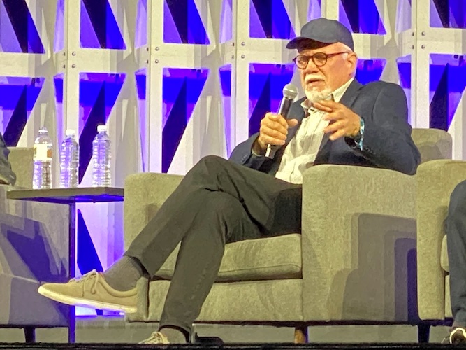 Joe Johnston as he appeared at Star Wars Celebration 2022 in Anaheim, California.