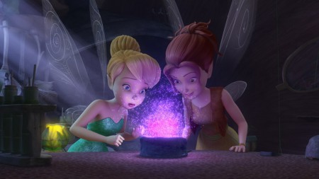 Zarina and Tink with Purple Dust