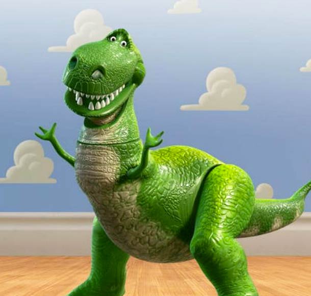 Who is this dinosaur from Pixar's Toy Story?