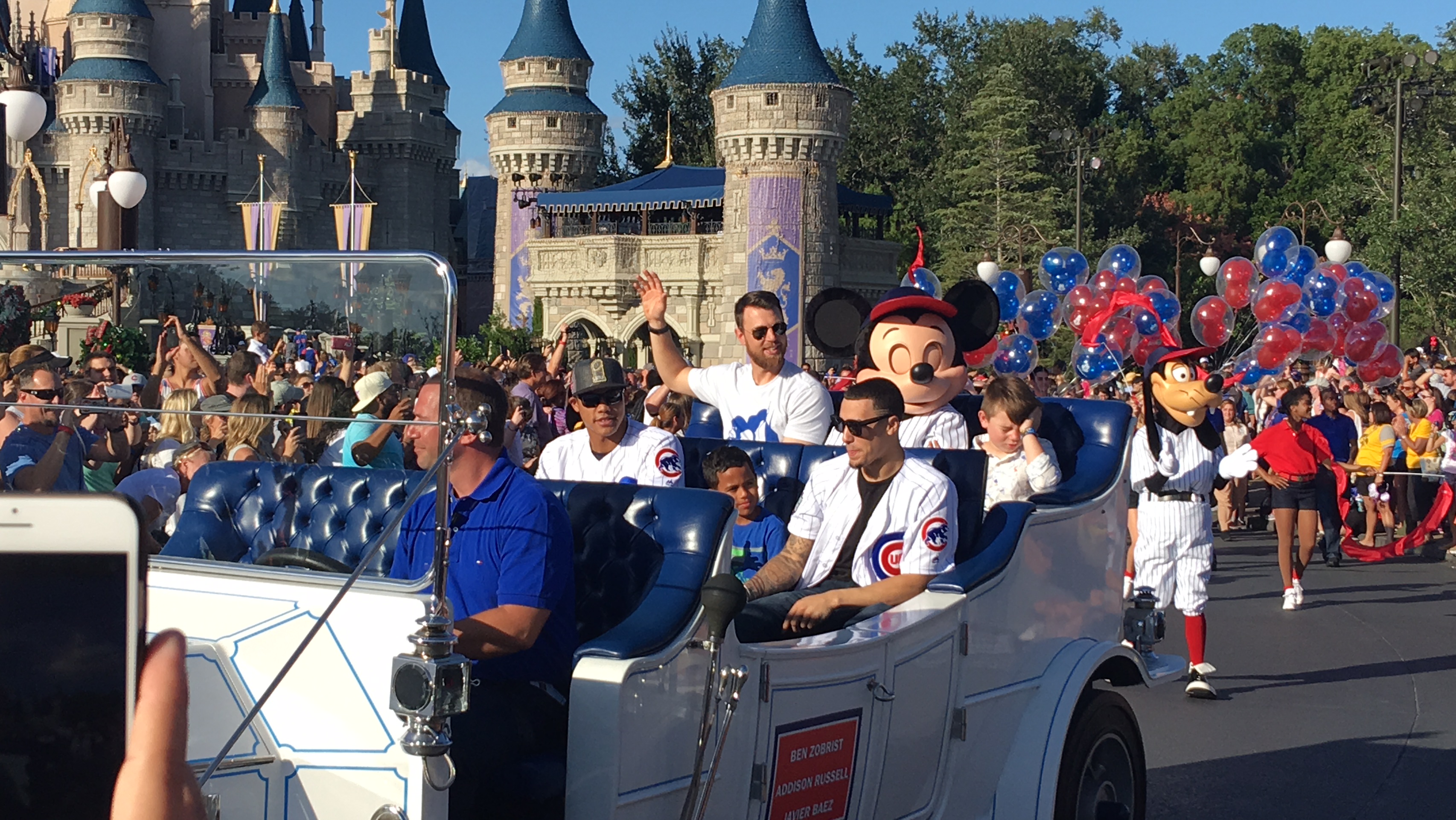 2016 Chicago Cubs Players Visit Walt Disney World