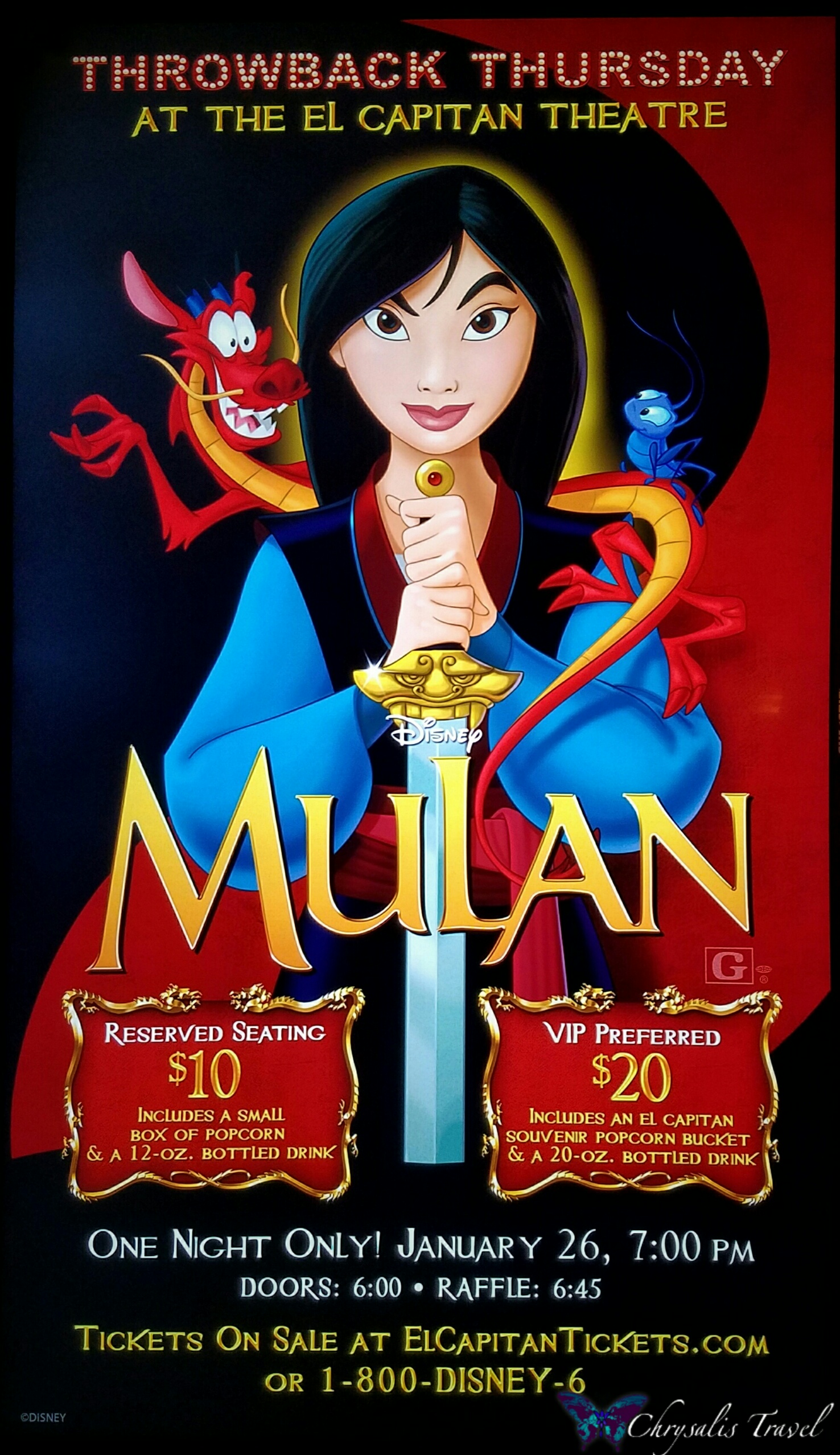 Mulan Live Action Poster