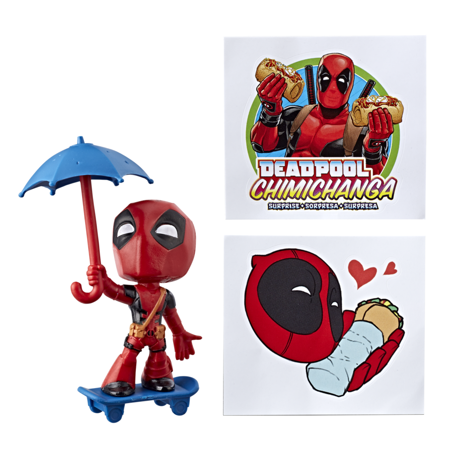 Marvel Deadpool Chimichanga Surprise with Mystery Filling (Order 1) Box of  12 Figures