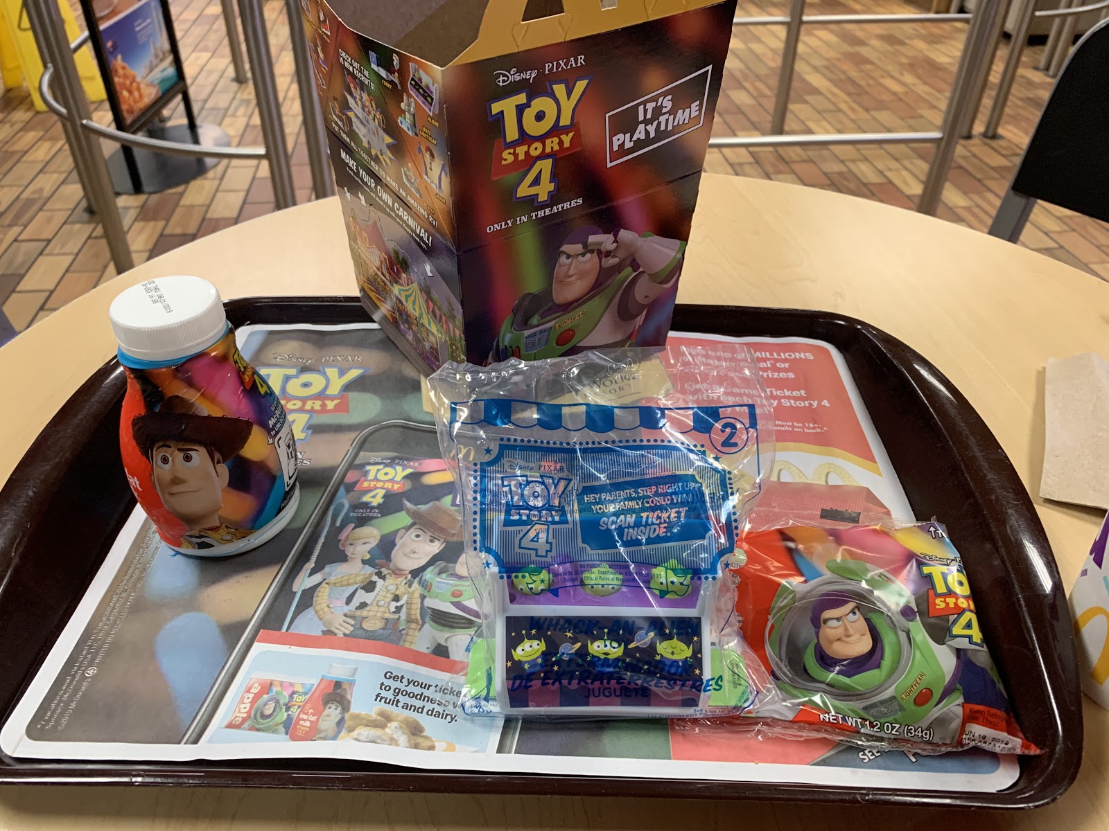 mcdonalds toy story 4 toys in order