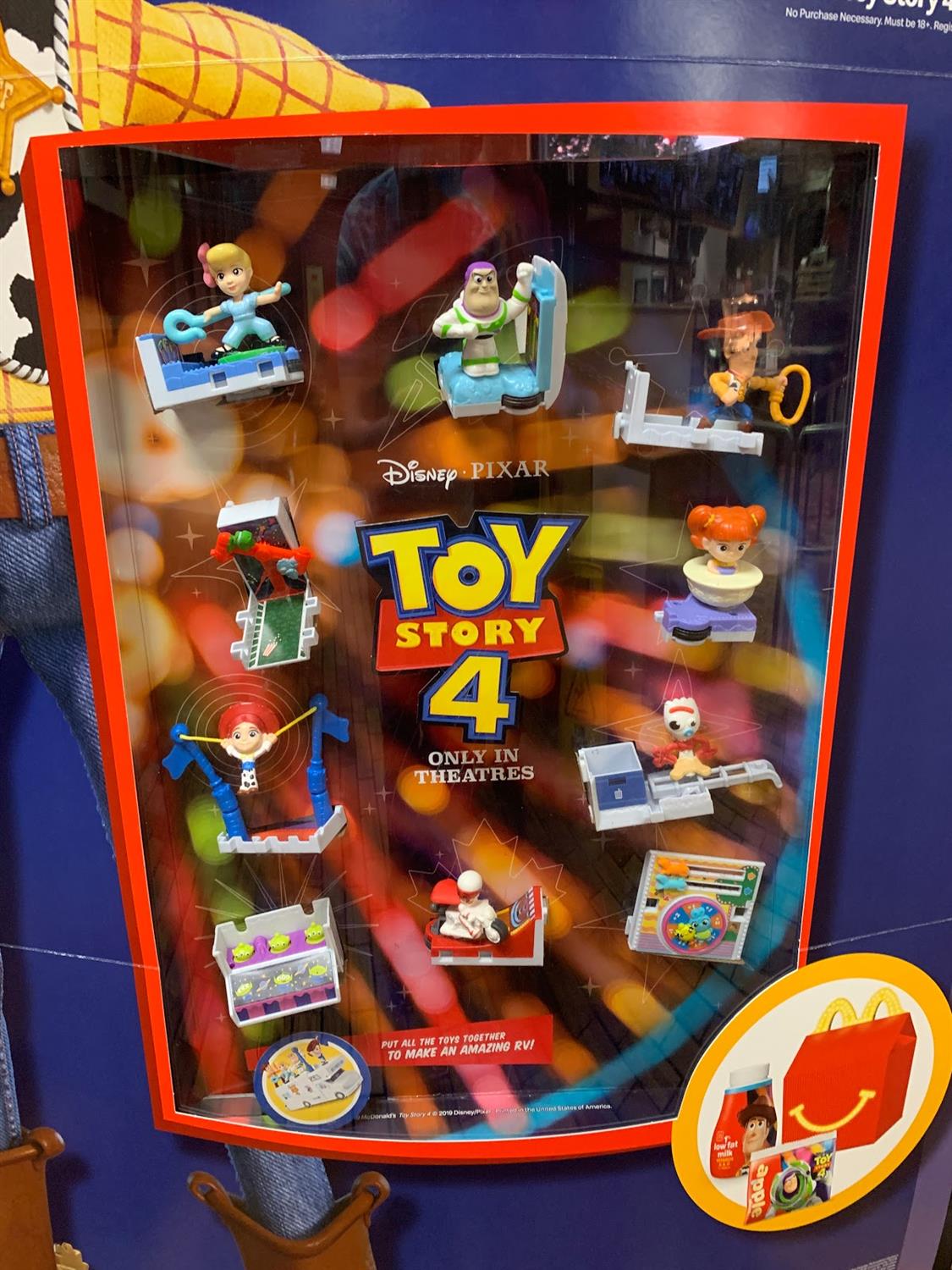 toy story 4 mcdonalds toys 2019 list