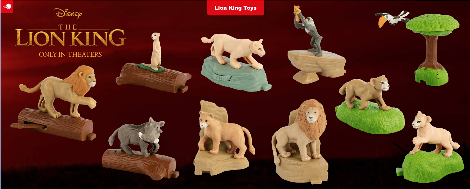 lion king toys from mcdonald's