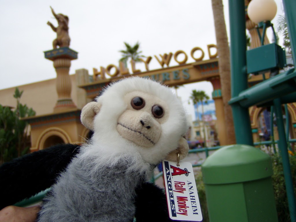 Rally monkey. #AngelsStrong! Go Angels!!!  Angels baseball, Anaheim angels,  Disney characters