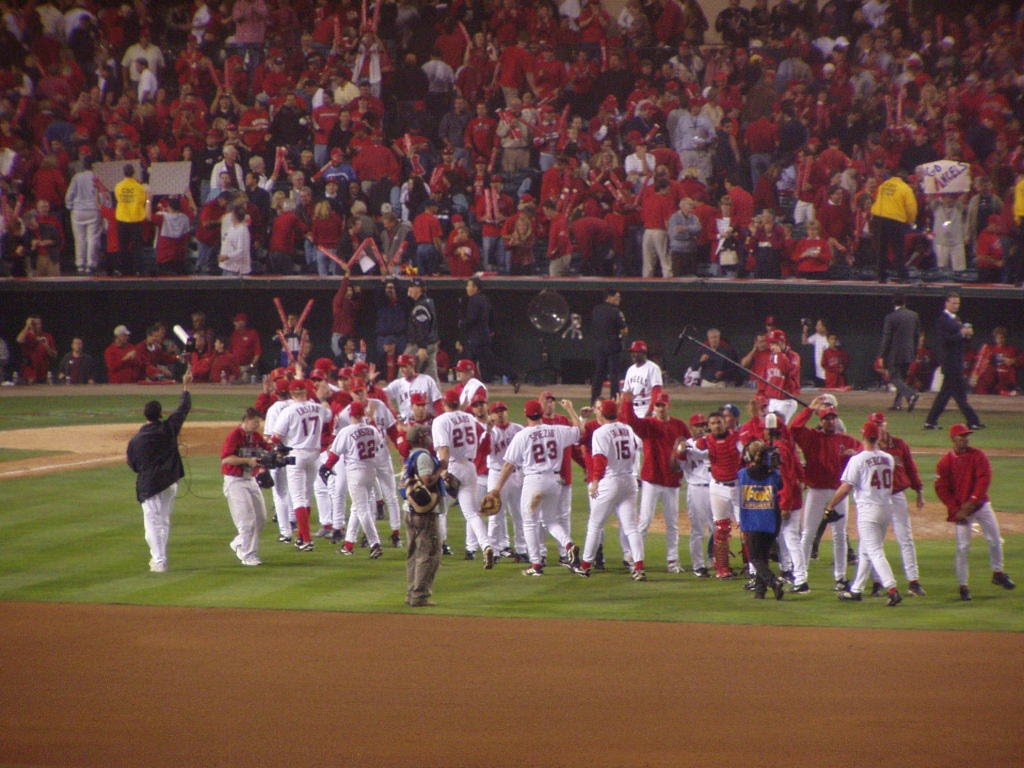 Angels celebrate 2002 World Series championship