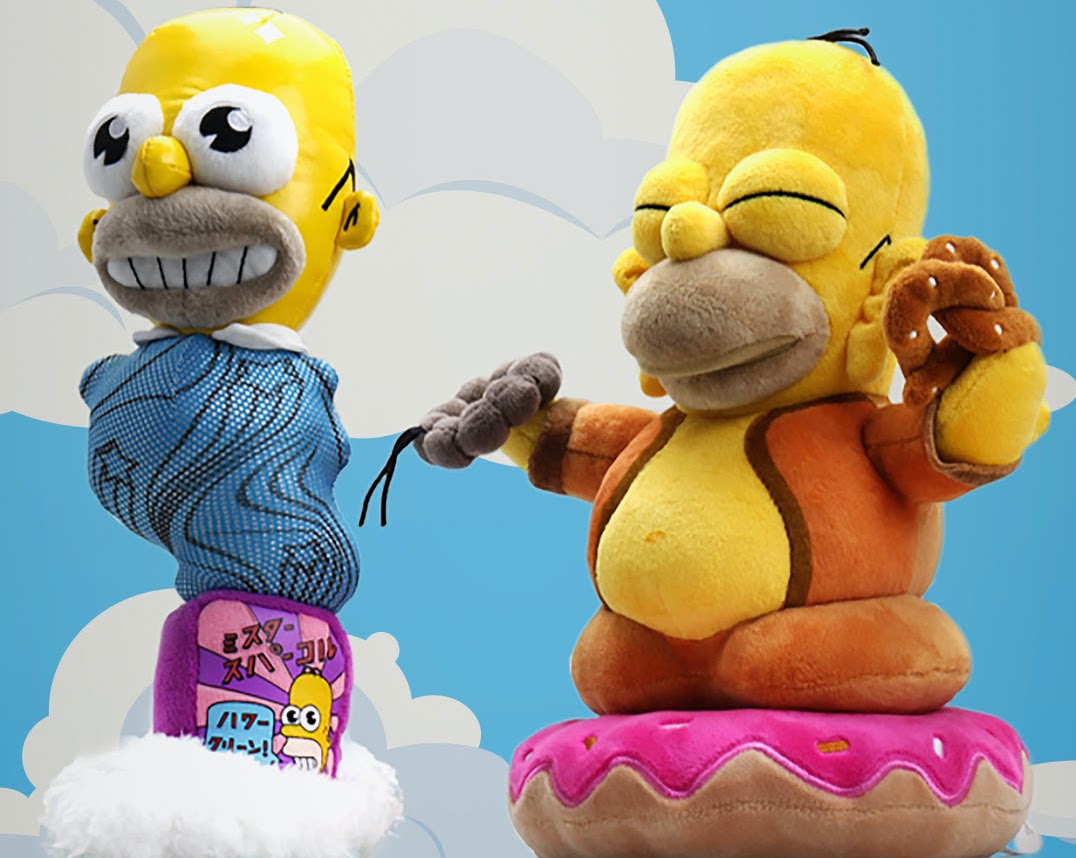KidRobot Releases Mr. Sparkle and Homer Buddha Plush Figures from