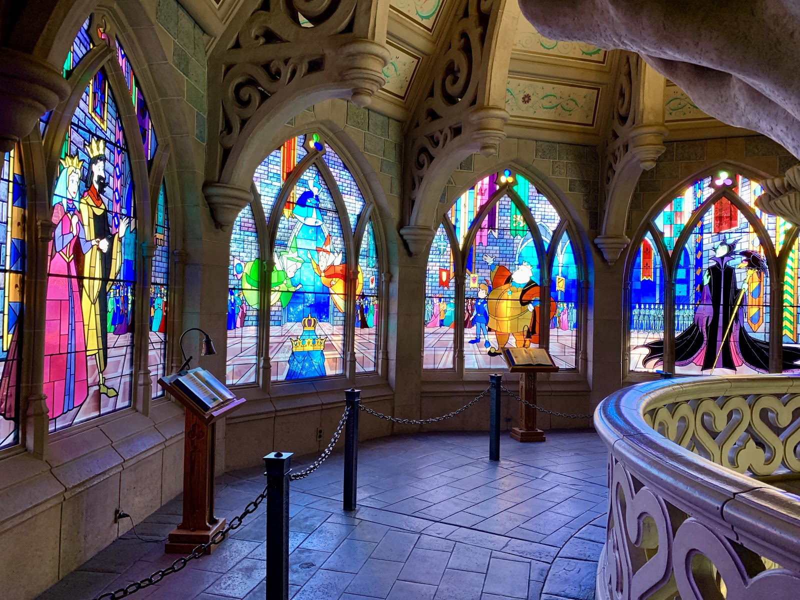 Sleeping Beauty Stained Glass, Disneyland Paris