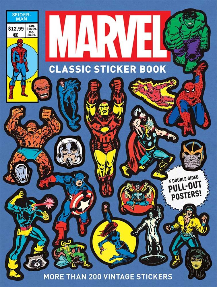 Book Review: "Marvel Classic Sticker Book" - LaughingPlace.com