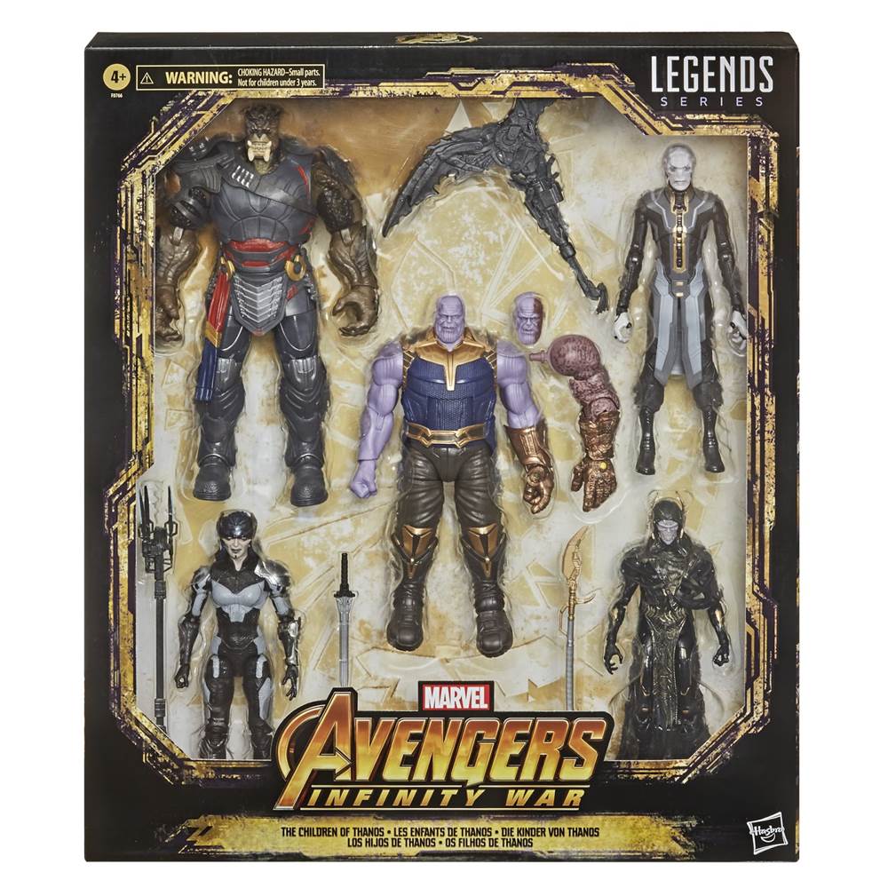 New Hasbro Marvel Legends Series "The Children of Thanos" Five-Pack of