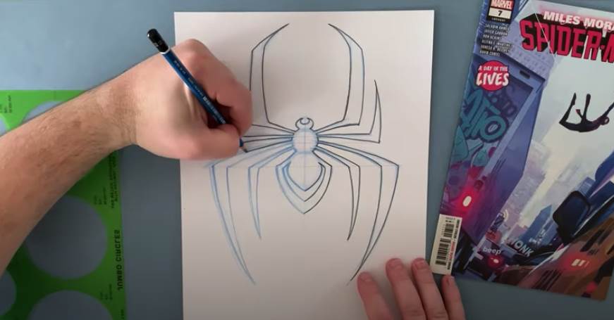 How to Draw Spider-Man's Head