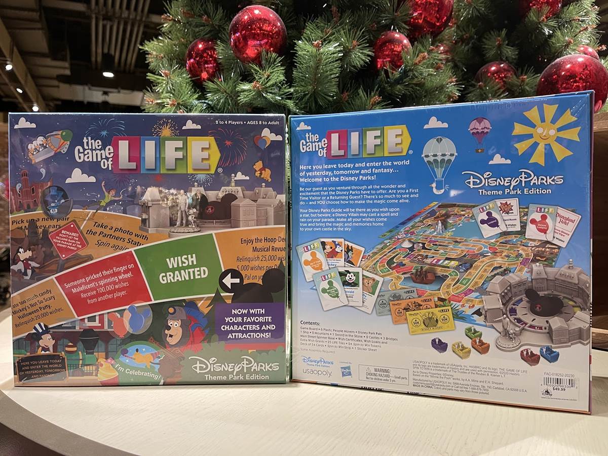Disney Board Game - Disney Parks Theme Park Edition - The Game of Life