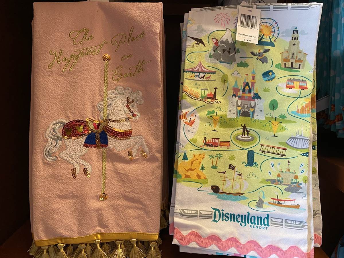 Disneyland Themed Kitchen Towels and Aprons Appear on Buena Vista Street 