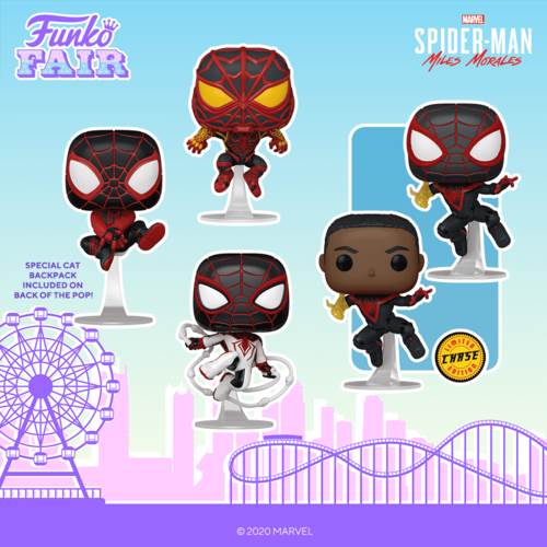 Spider-Man Miles Morales Game Bodega Cat Suit Funko Pop! Vinyl