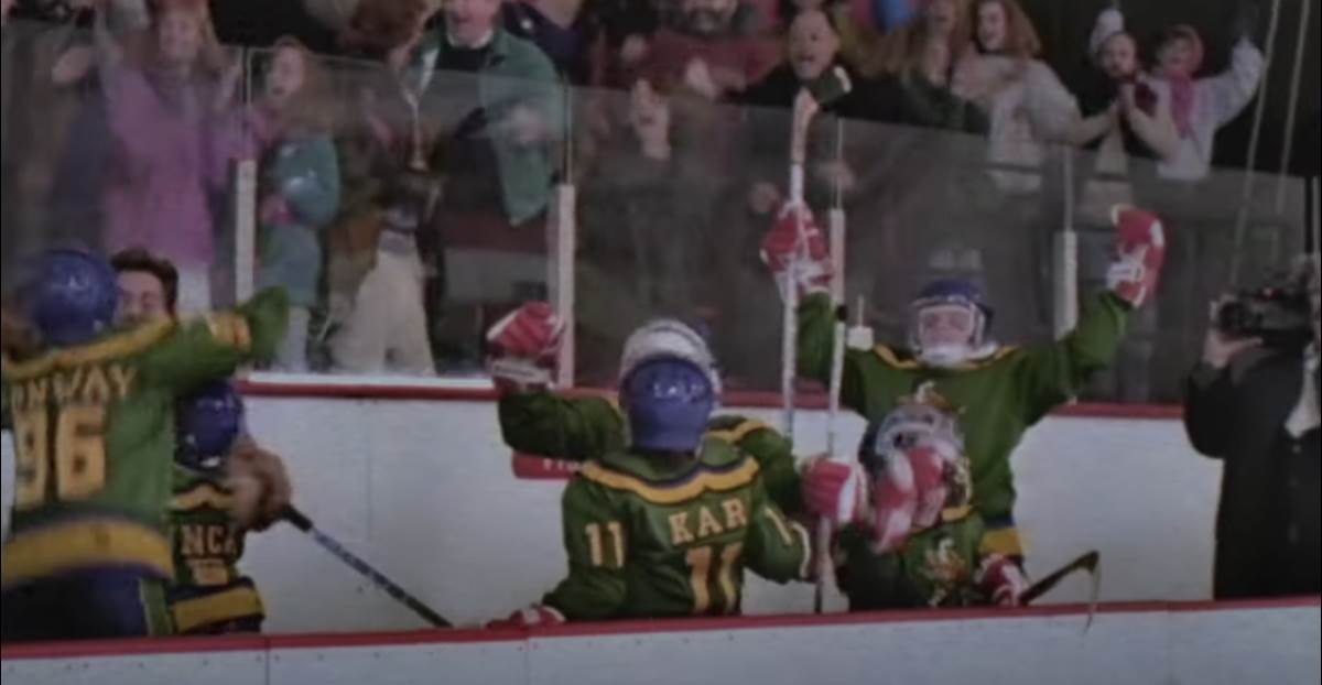 ESPN - On This Date: Gordon Bombay's Mighty Ducks clinched the