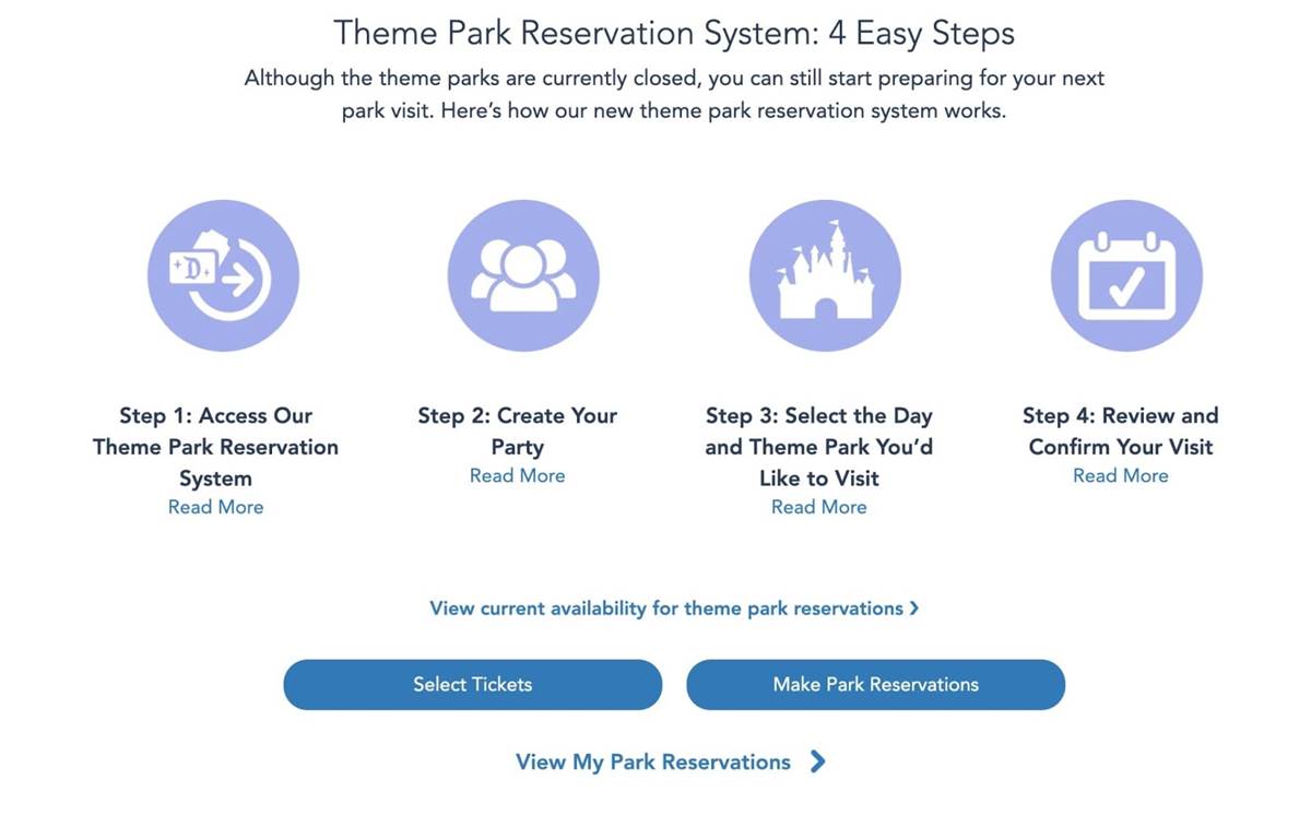 Step-by-Step: How to Make a Disney World Park Pass Reservation