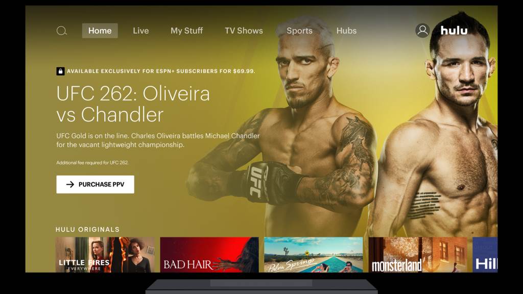 UFC PayPerViews Now Available Through ESPN+ On Hulu