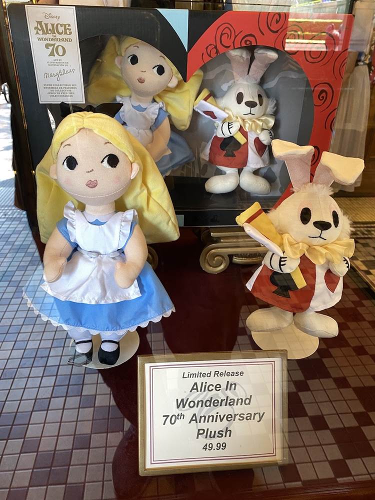 DLR/WDW - Alice in Wonderland by Mary Blair - Alice & White Rabbit Plu —  USShoppingSOS