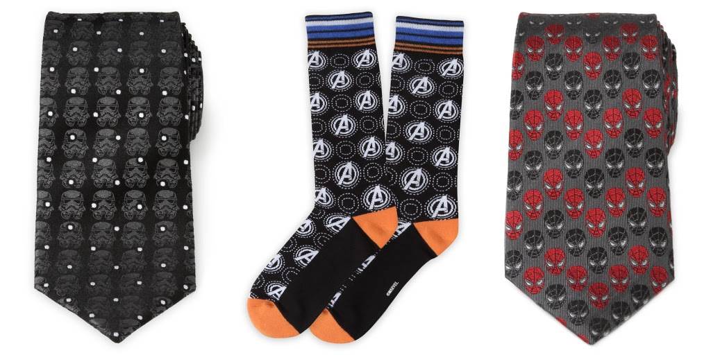 Update Your Dress Wardrobe with Star Wars and Marvel Socks and Ties ...