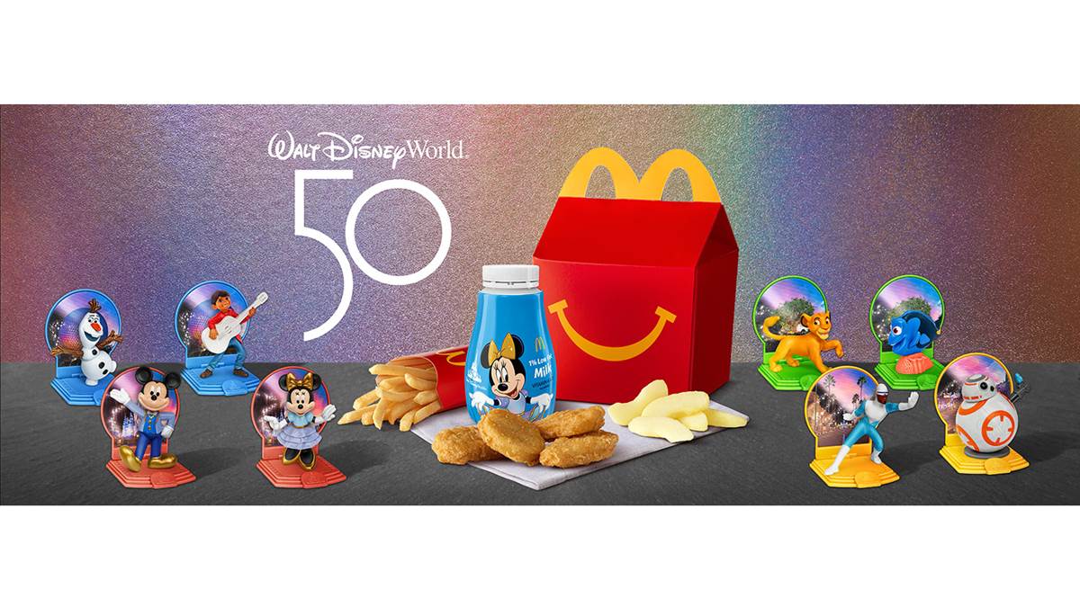 WDW 50: McDonald's To Release Happy Meal Toys In Celebration of Walt Disney  World's 50th Anniversary 