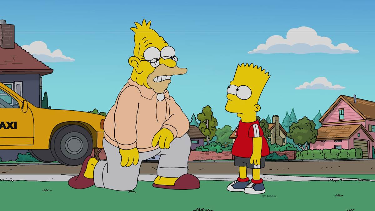 Bart simpson grandpa
