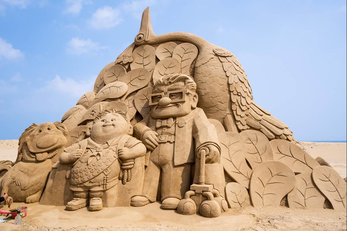 Let These Pixar Sand Sculptures Inspire You — For The Love of Pixar