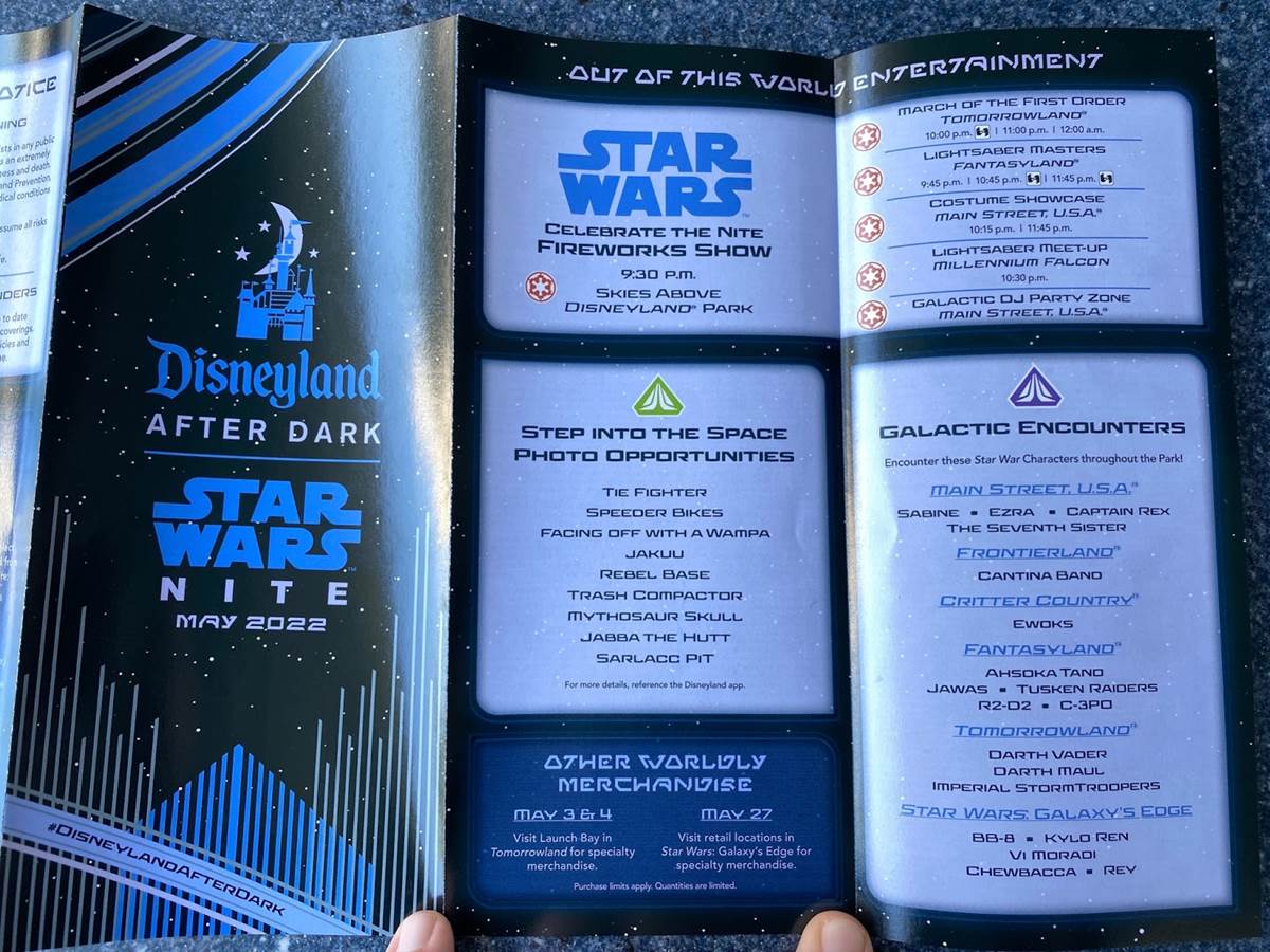 Star Wars Night Disneyland 2024 Tickets Livvy Quentin