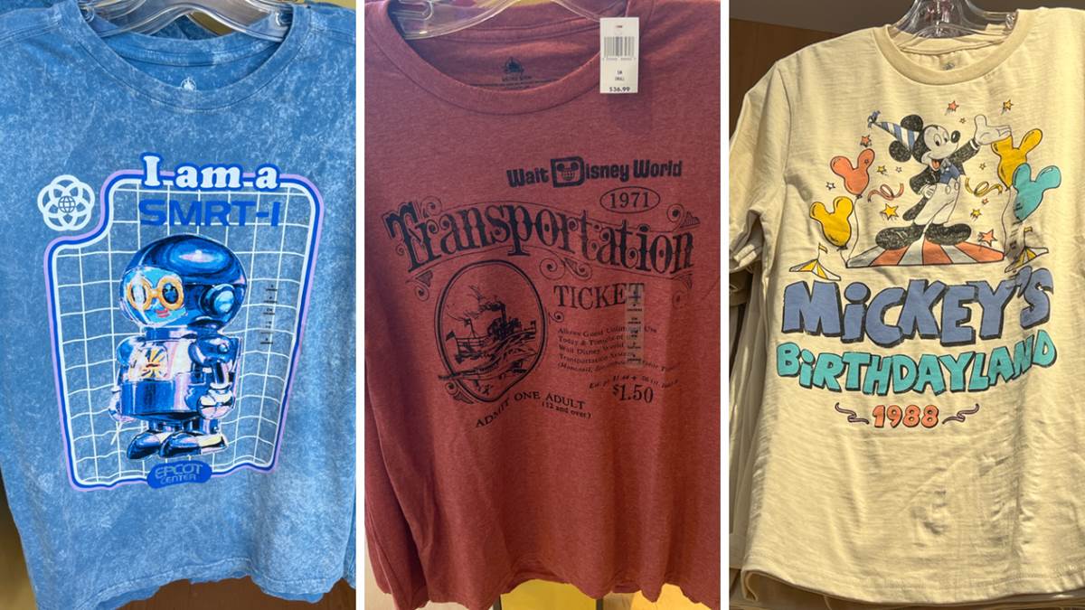 New Retro Walt Disney World Shirts Now Available at Disney Springs 