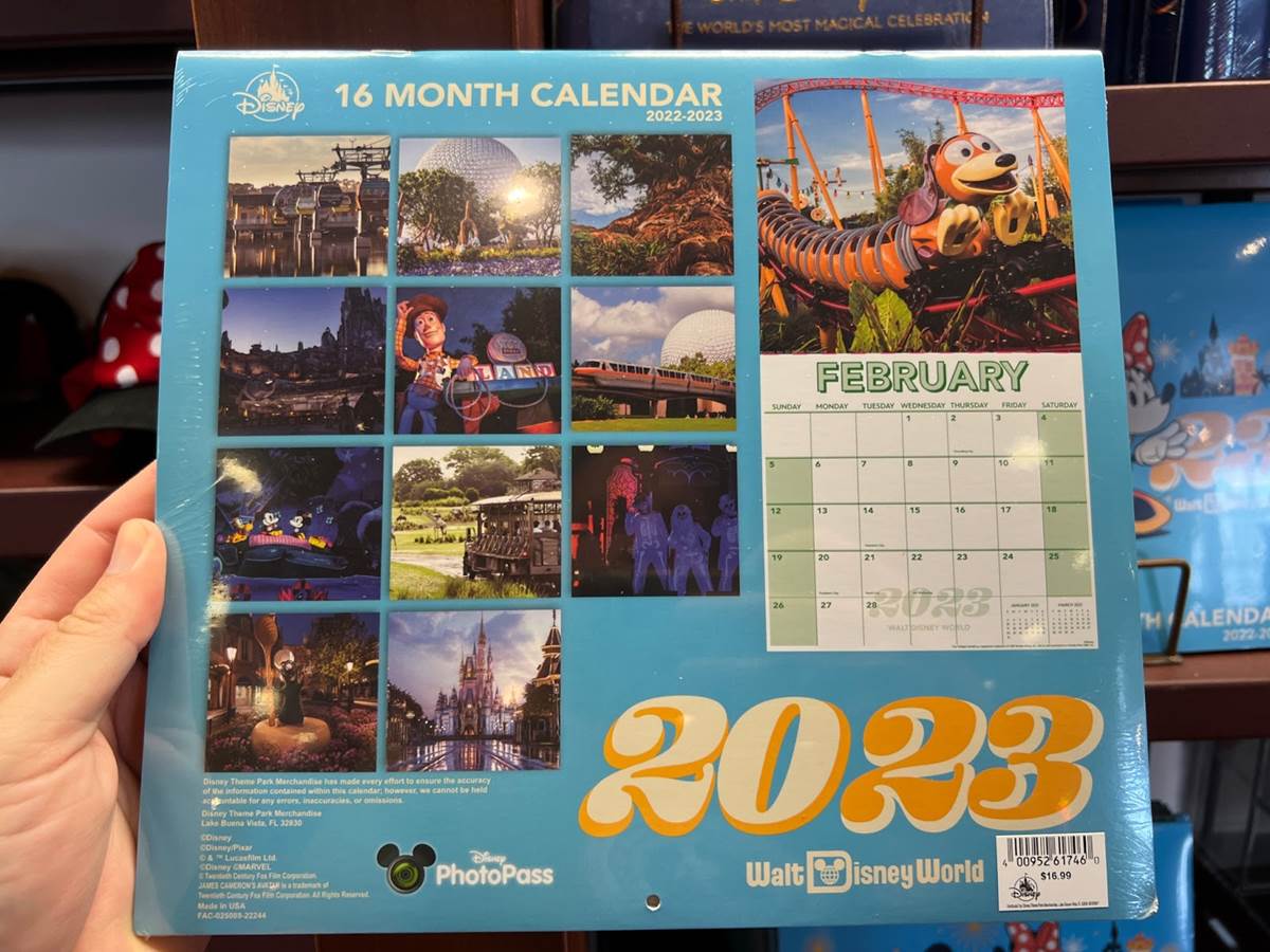 2023 Walt Disney World 16 Month Calendar Now Available - LaughingPlace.com