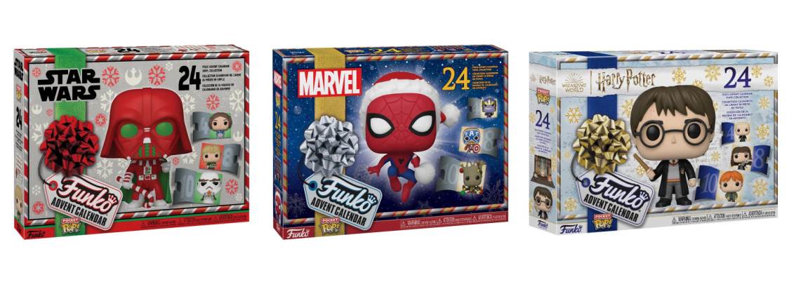 with to New Funko Pocket Magical Calendars Advent Pop! Countdown Holiday