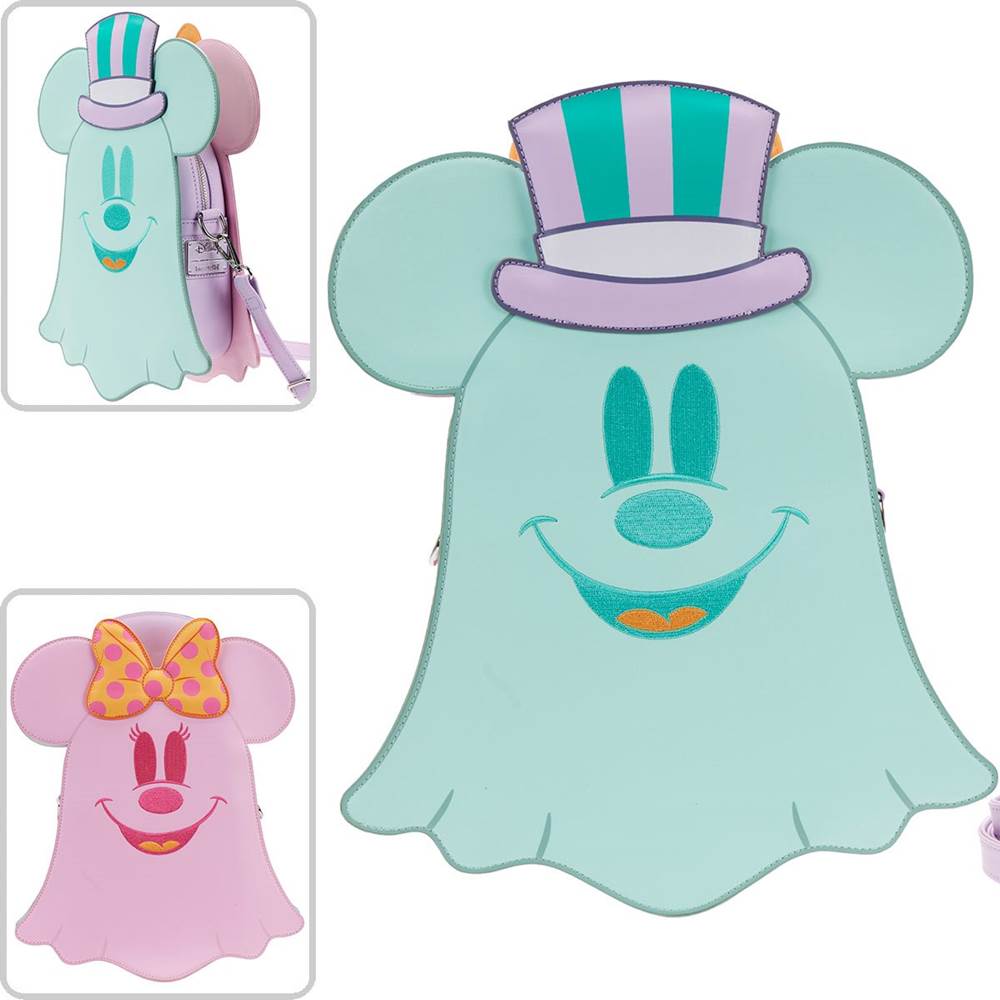Buy Pastel Ghost Minnie Mouse Glow-in-the-Dark Zip Around Wallet