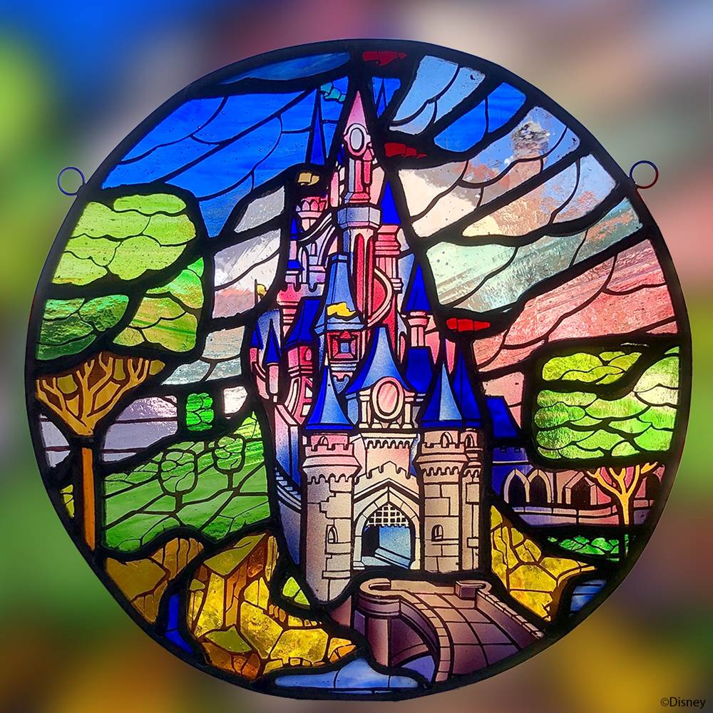 Buy Sleeping Beauty Castle Three Good Fairies Stained Glass Zip