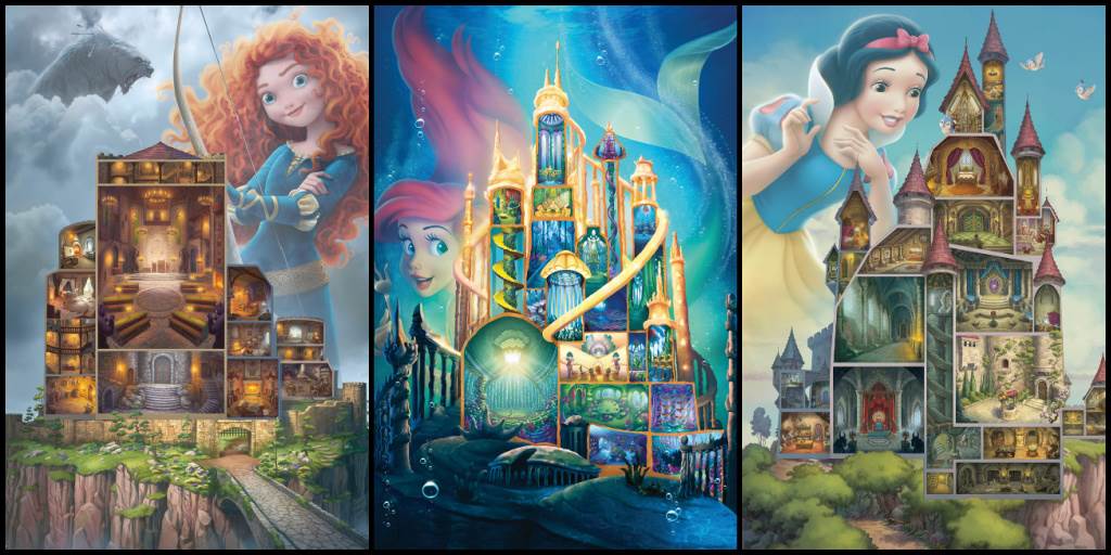 Ravensburger Disney Castle Collection Disney Castles: Rapunzel 1000 ...