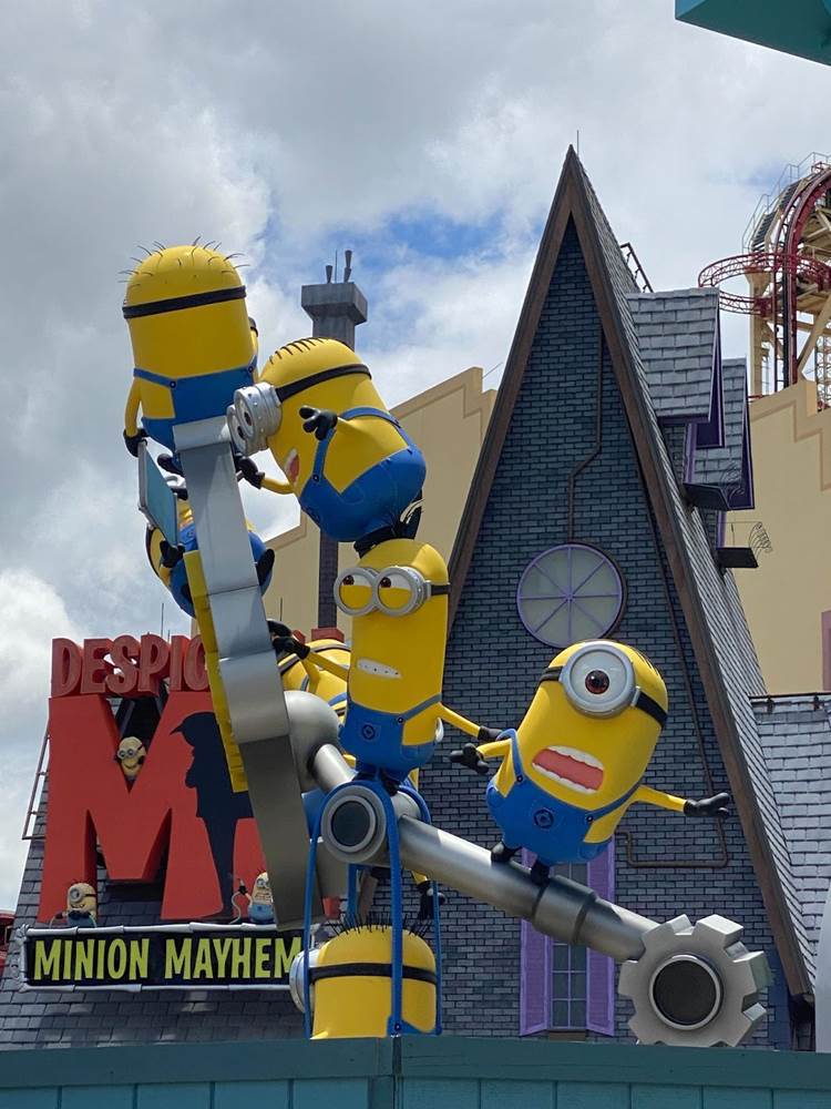 Minion Land Marquee Fully Uncovered at Universal Studios Florida