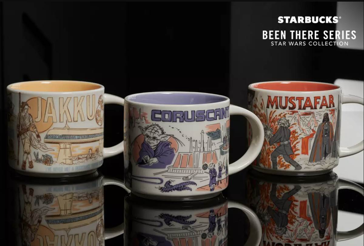 Mustafar Darth Vader Star Wars Starbucks Been There Series Mug Disney Parks