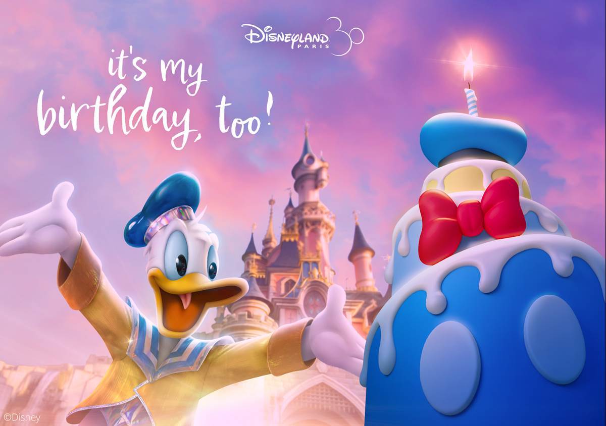 Disneyland Paris Celebrates Donald Duck's 89th Birthday