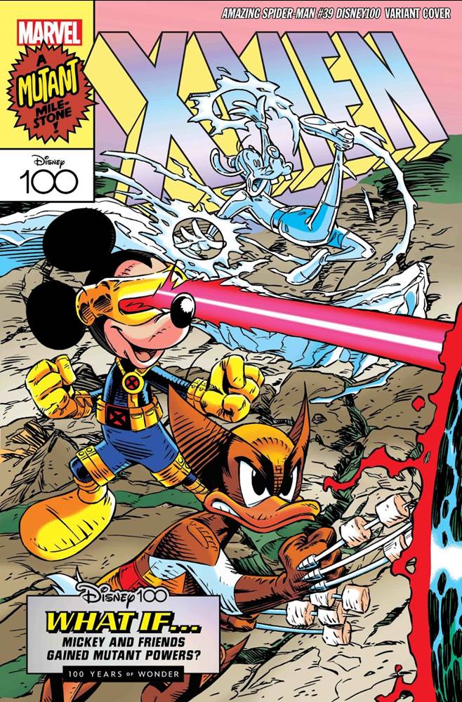 Marvel Comics to Join Next Year's Disney 100 Years of Wonder Celebration  with Variant Covers Starring Mickey Mouse, Minnie Mouse, and More
