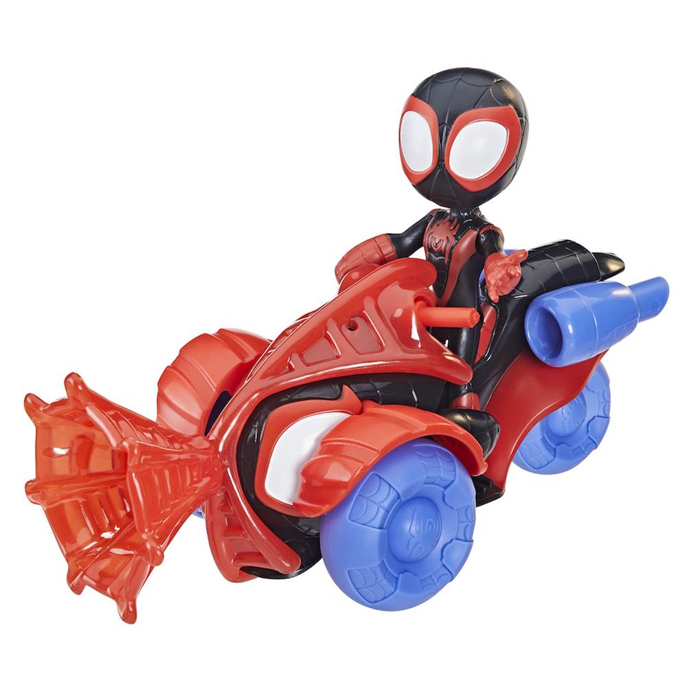 Spidey and His Amazing Friends Supersized Miles Morales: Spider-Man 9-inch  Action Figure, Marvel Preschool Super Hero Toy, Kids Ages 3 and Up