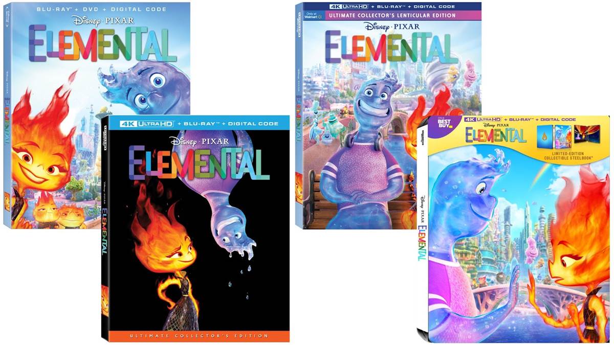 Elemental (Blu-ray + DVD + Digital Code)