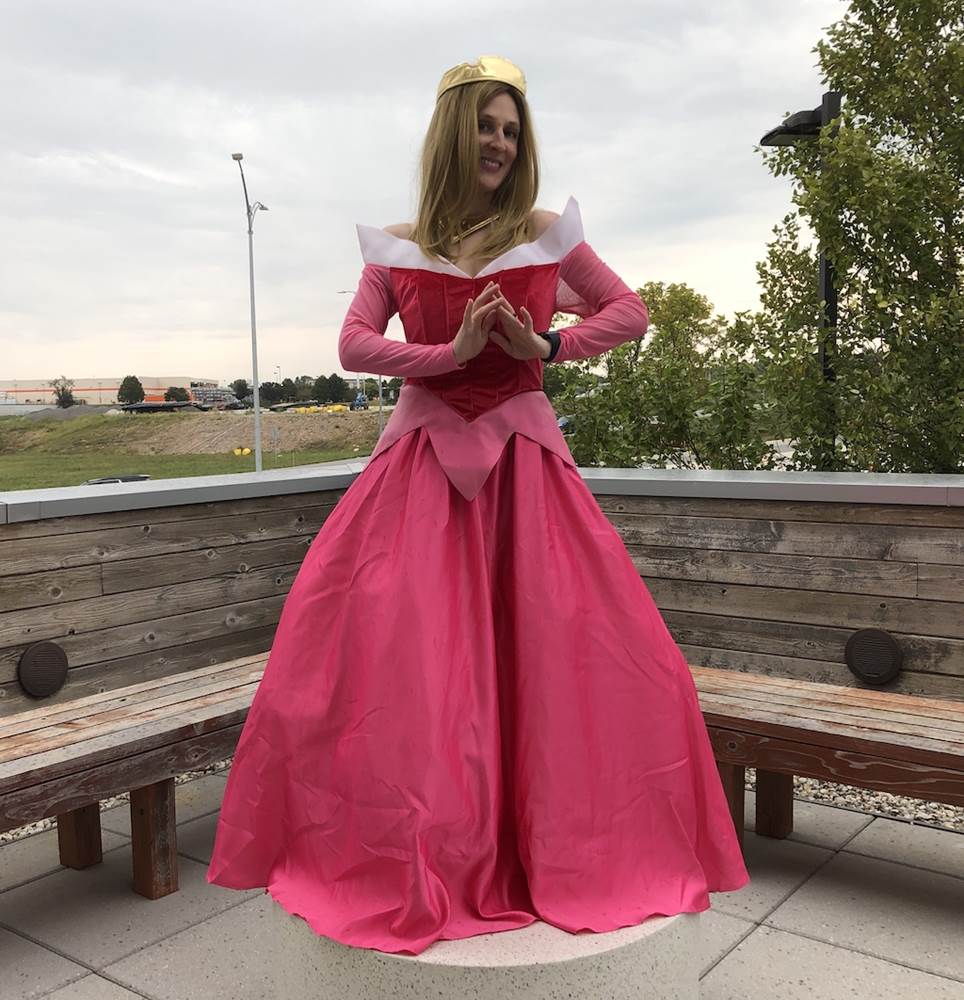 Aurora Sleeping Beauty Briar Rose Disney Princess Costume Dress