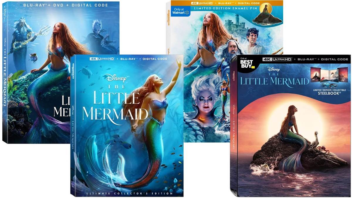 The Little Mermaid (2023) - Disney+, DVD, Blu-Ray & Digital Download