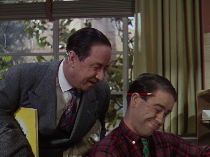 Ward Kimball (right) with Robert Benchley in The Reluctant Dragon.