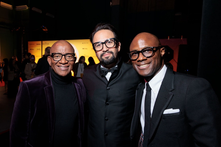 Lebo M., Lin-Manuel Miranda, and Barry Jenkins